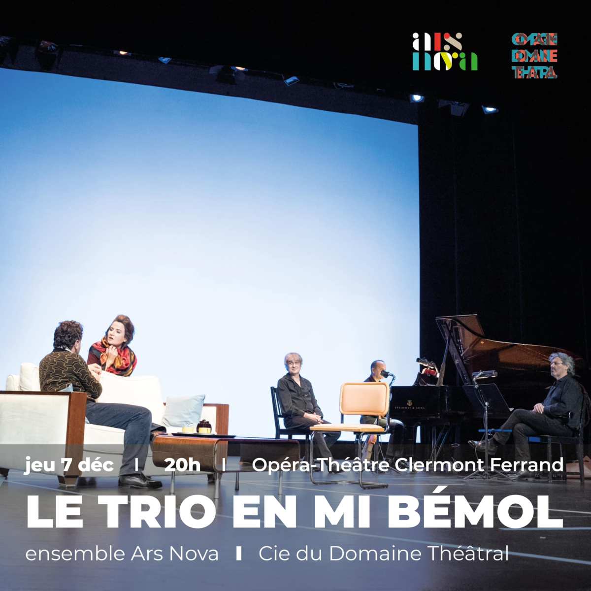 Trio en mi bémol – Opéra-Théâtre de Clermont-Ferrand